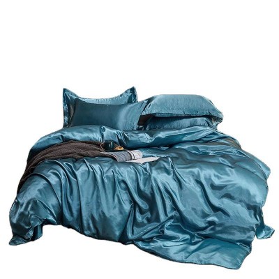 Luxury 4-piece Satin Silk Twin Bed Sheet Set Bedding Collection/mulberry Silk Bed Sheet