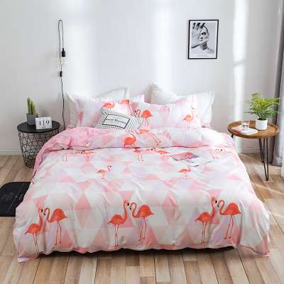 Korean Japan Cute Fancy Fruit Design Children Bed Room Microfiber Polyester 3 PCS Bedsheet Set